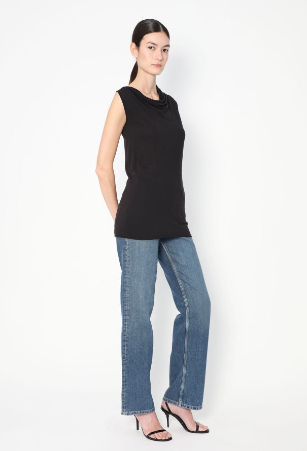Rick Owens Draped Cowl-Neck Top - 3