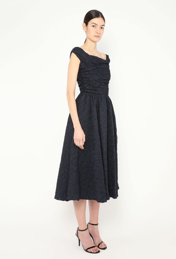 Dior F/W 2019 Brocade Off-Shoulder Dress - 4