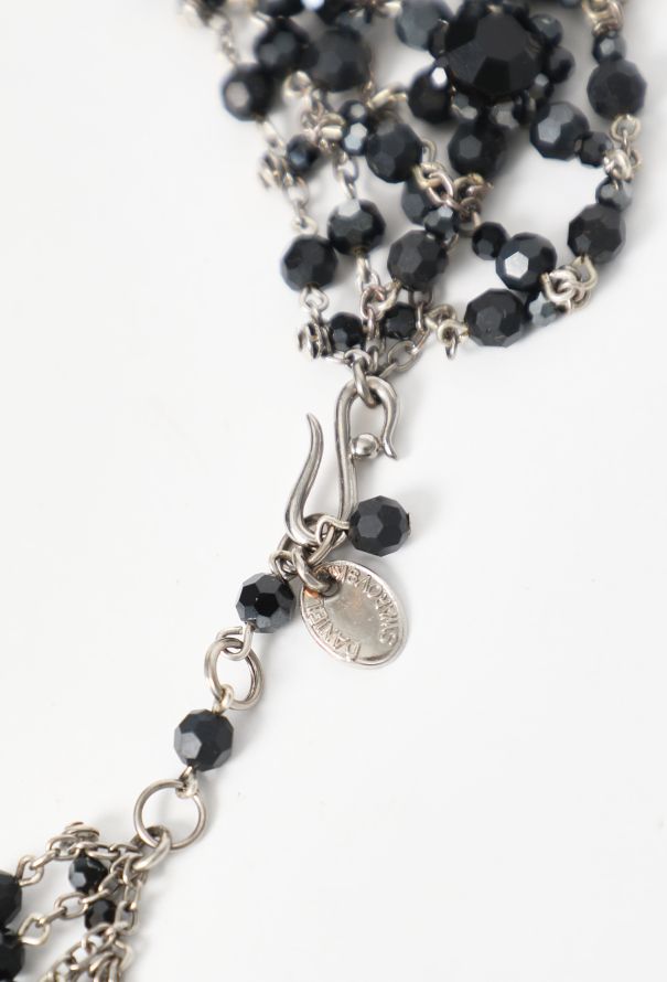 Daniel Swarovski Beaded Lattice Necklace, 1990s - 5
