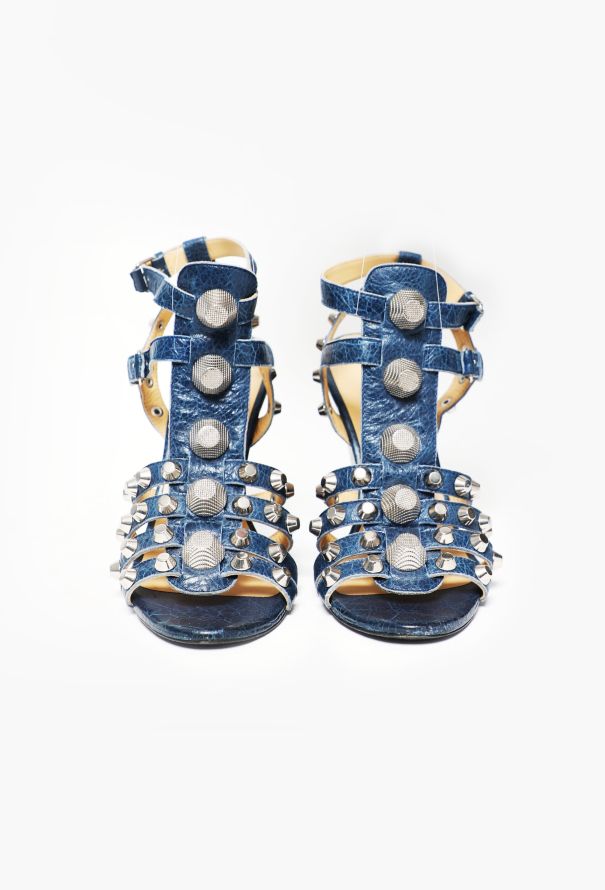 Balenciaga Motorcycle Gladiator Wedges - 3