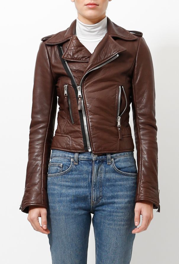 Balenciaga Biker Leather Jacket - 2