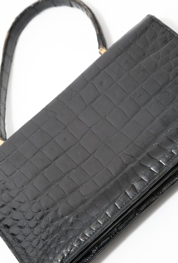 '60s Crocodile Piano Bag - 10