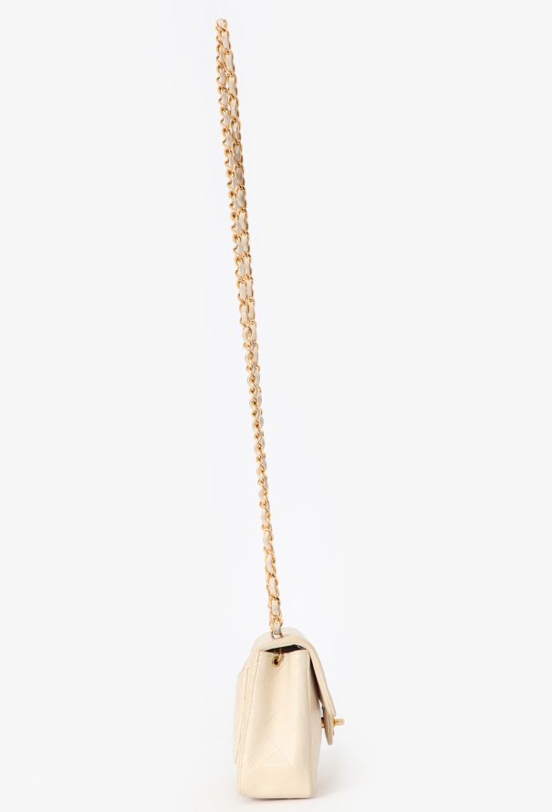 Chanel White Mini Square Timeless Bag - 4