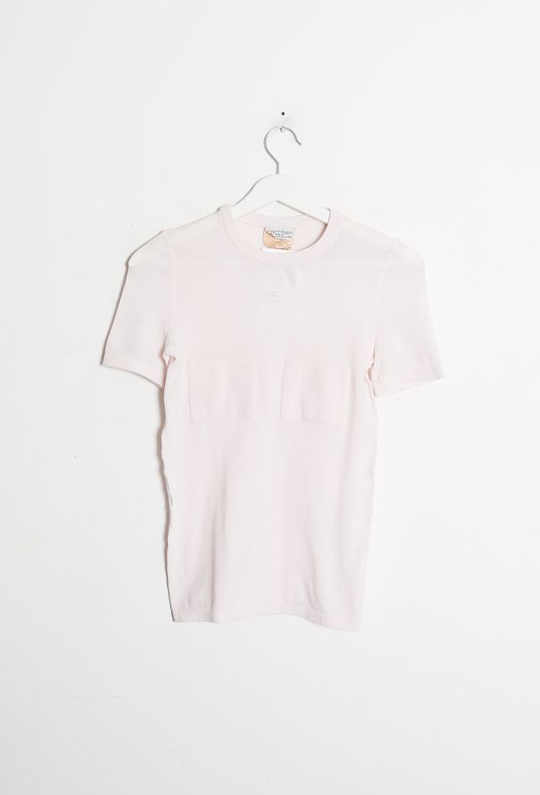Courrèges Vintage Jersey Emblem T-Shirt - 7