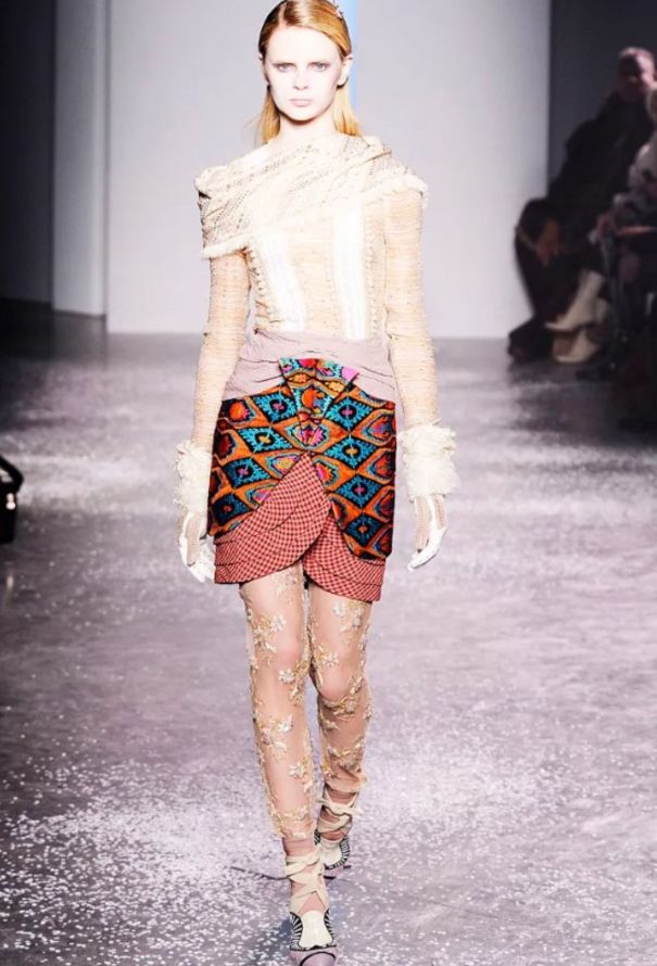 Rodarte F/W 2010 Layered Silk Skirt - 2