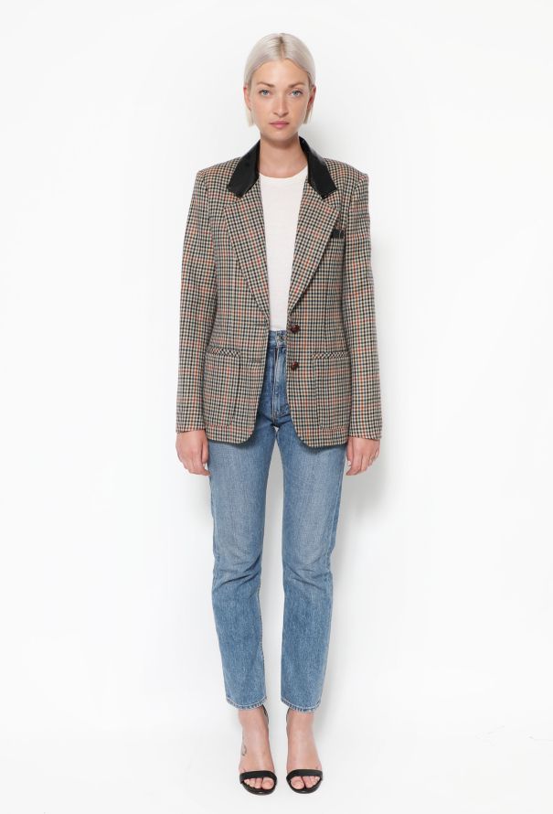 Rodarte F/W 2015 Patent Trim Blazer - 3
