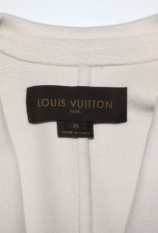 Louis Vuitton Brushed Cashmere Belted Coat - 7