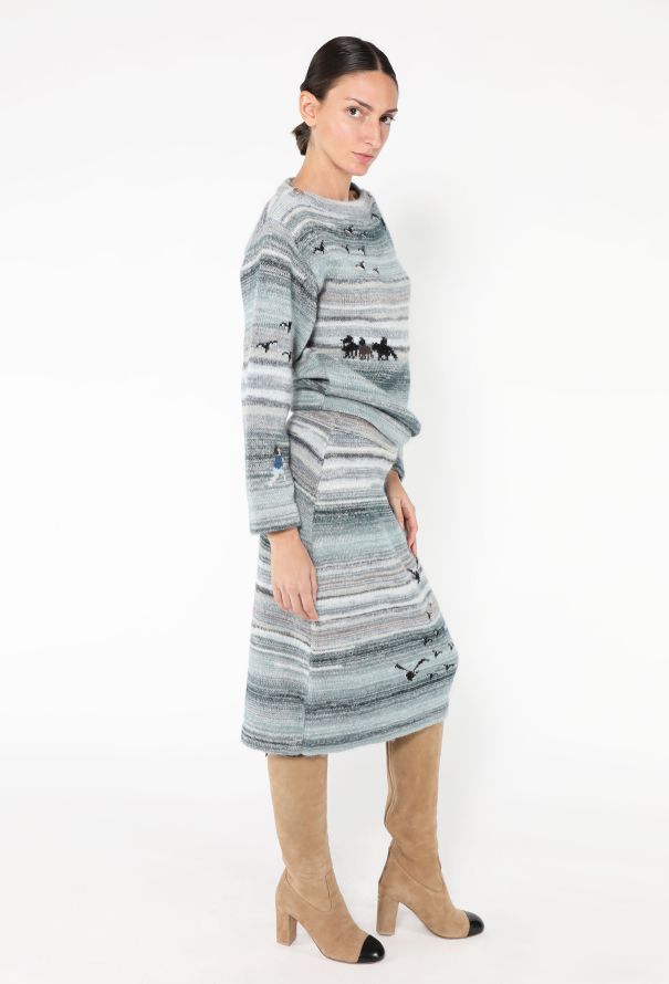 Chanel F/W 2024 Deauville Cashmere Ensemble - 5