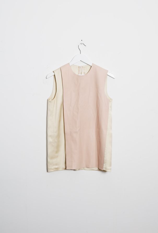 Céline Bicolor Leather Panel Top - 7