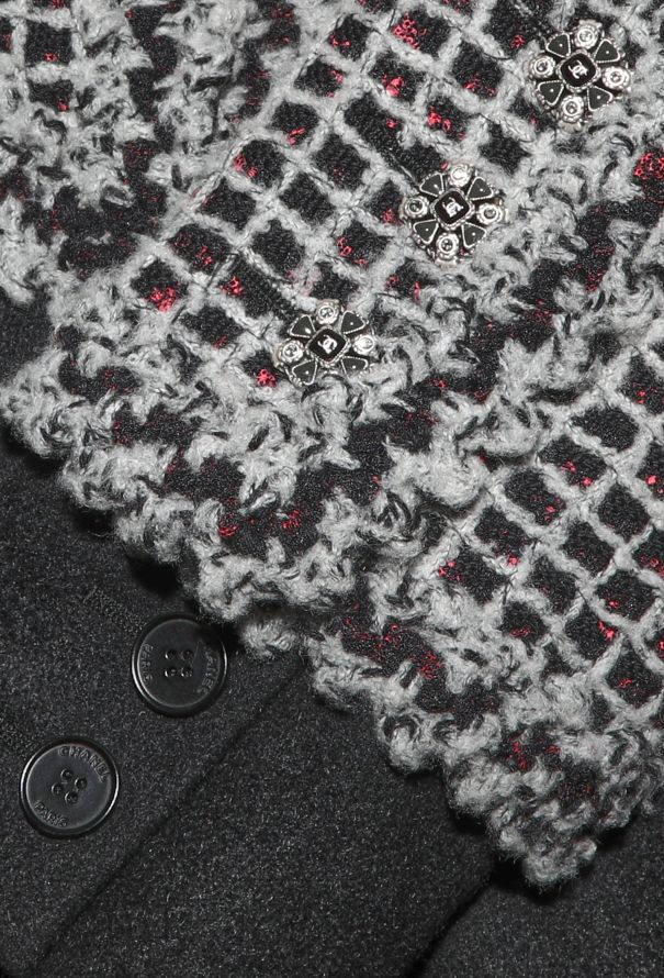 Chanel F/W 2011 Gripoix Tweed Coat - 11