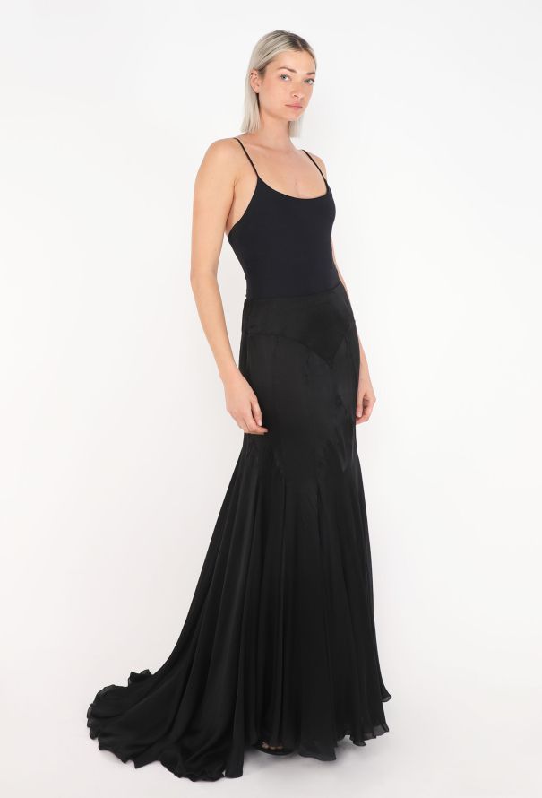 Chloé Silk Charmeuse Maxi Skirt, S/S 1999 - 1