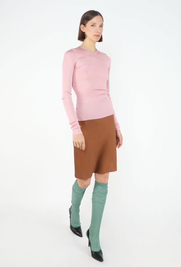 Miu Miu F/W 2025 Iridescent Lurex Socks - 4