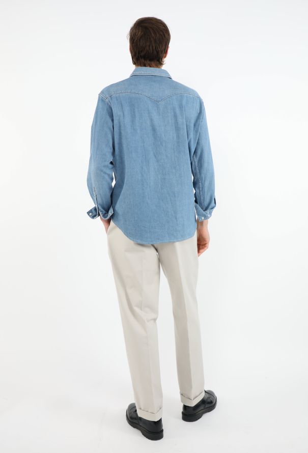 Céline 2020 Western Denim Overshirt - 4