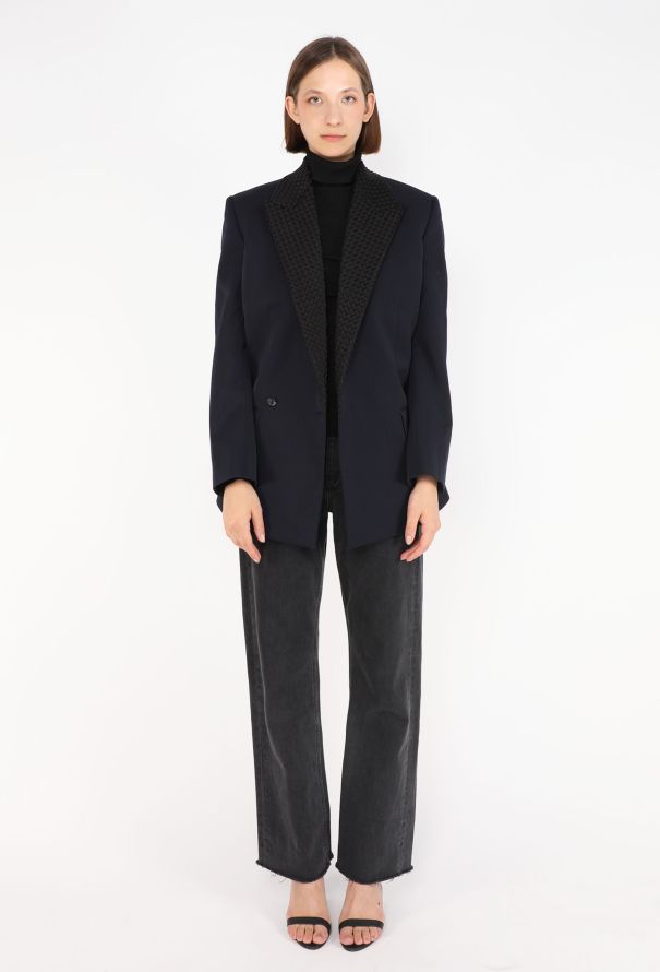 Bottega Veneta Intrecciato Lapel Blazer, S/S 2026 - 4
