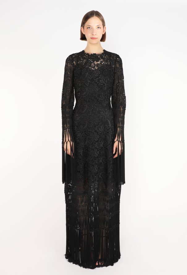 Dolce & Gabbana Macramé Lace Tassel Gown, 2015 - 1