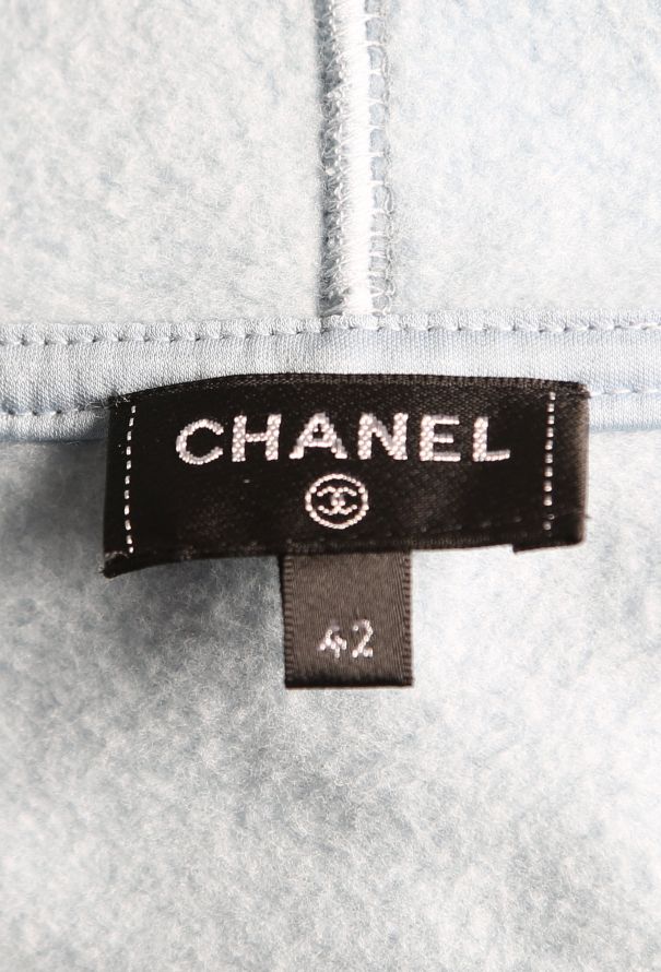 Chanel 2021 Floral Cut-out 'CC' Hoodie - 5