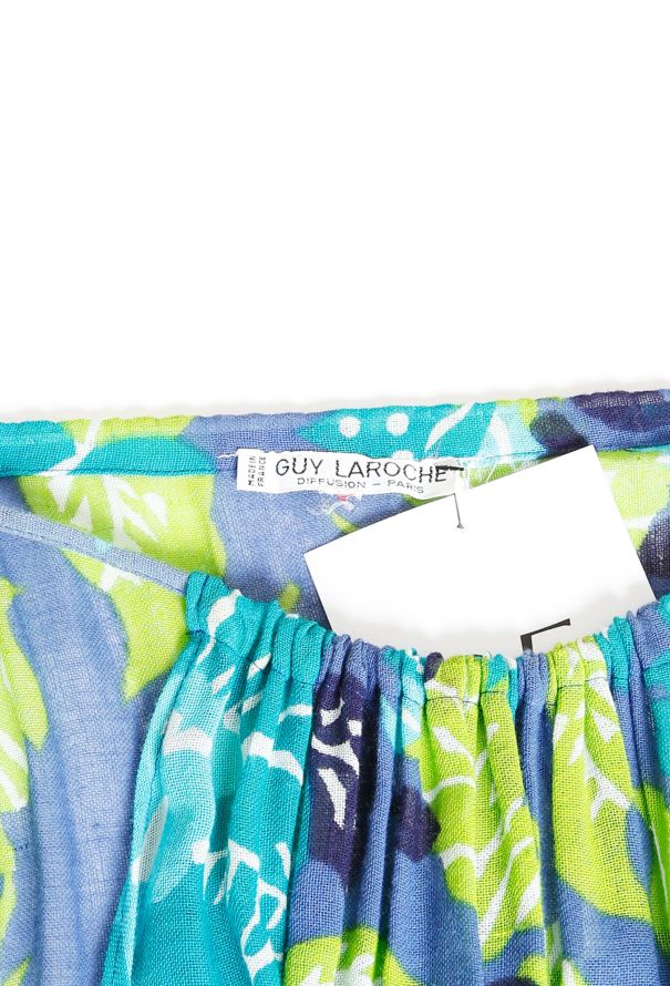 Guy Laroche Floral Motif Halter Dress - 4