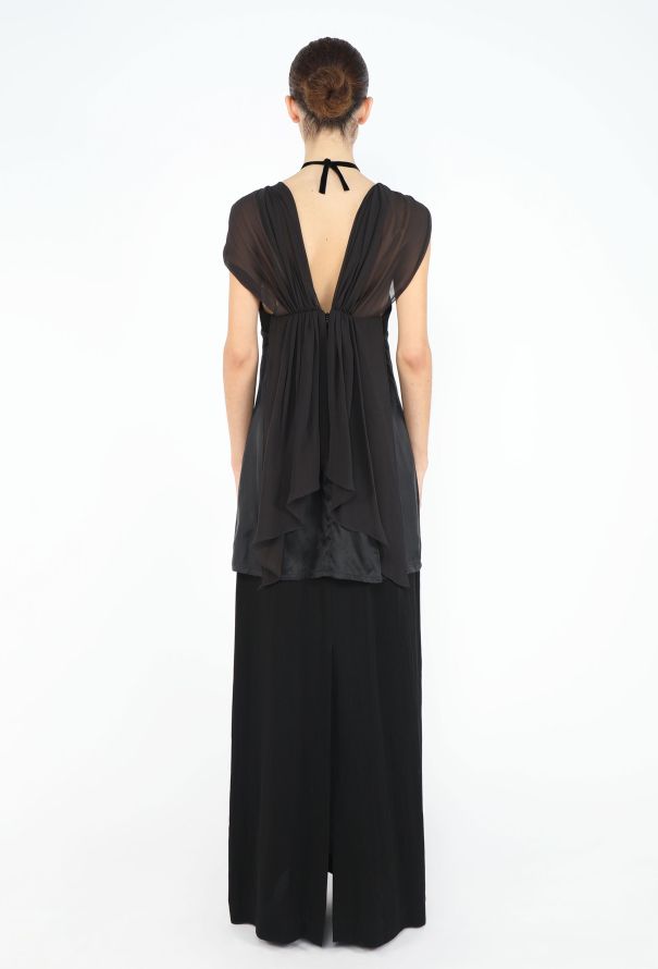 Maison Margiela RARE F/W 2006 Layered Strass Halter Gown - 8