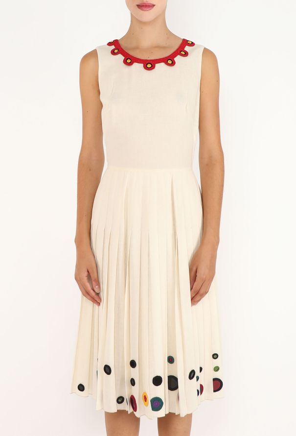 Prada Embellished Pleated Dress, S/S 2005 - 4