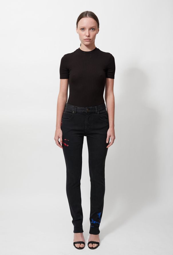 Calvin Klein S/S 2019 Tie Dye Skinny Jeans - 1