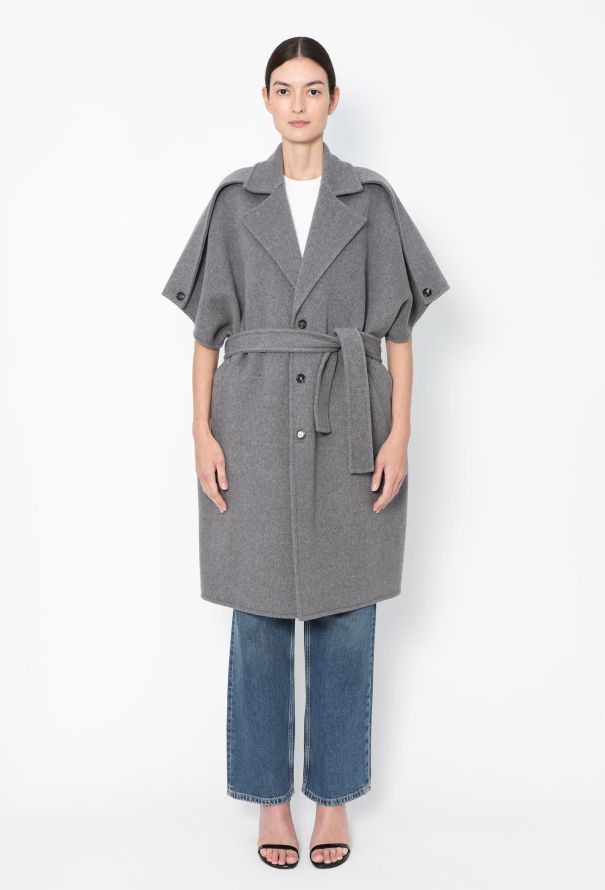 Bottega Veneta 2023 Cashmere Cape Coat - 1