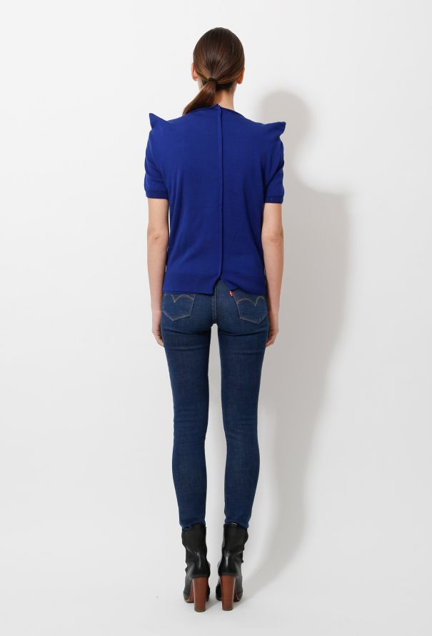 Comme des Garçons Pointed Shoulder Knit Cardigan - 4
