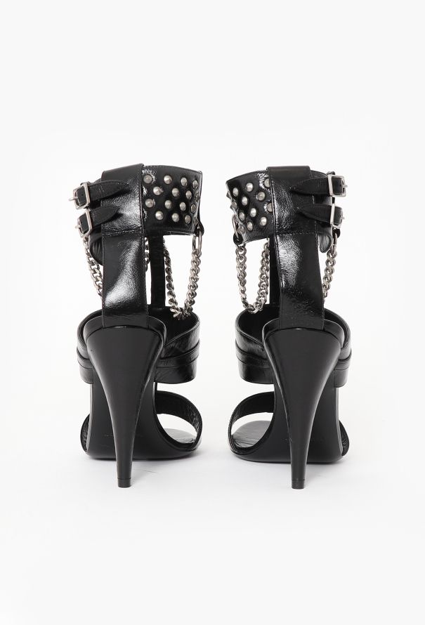 Saint Laurent F/W 2015 Studded Chainlink Pumps - 5