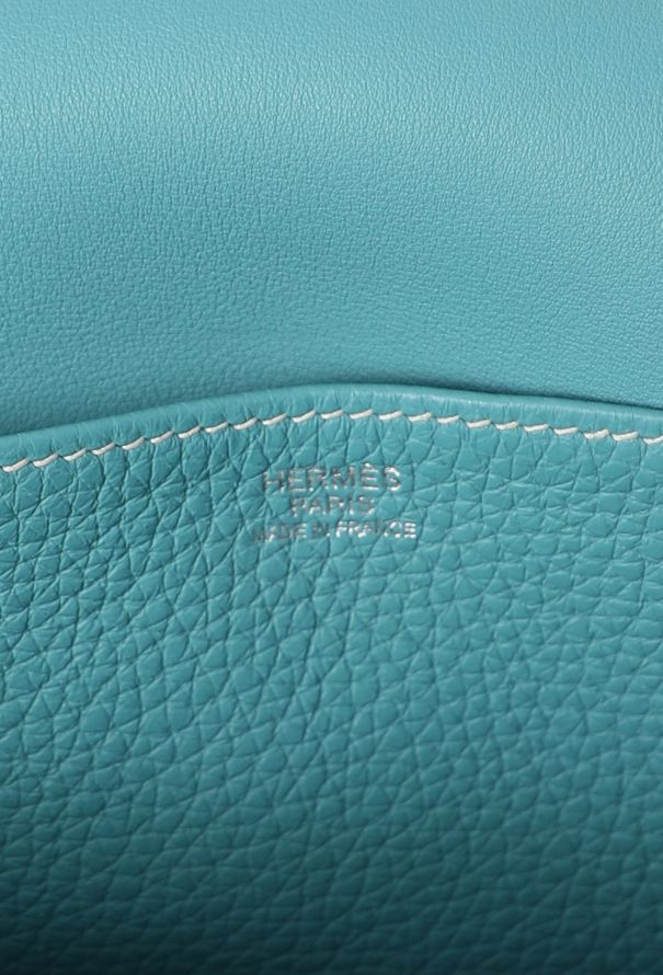 Hermès Bleu Jean Taurillon Clémence Halzan 31 - 16