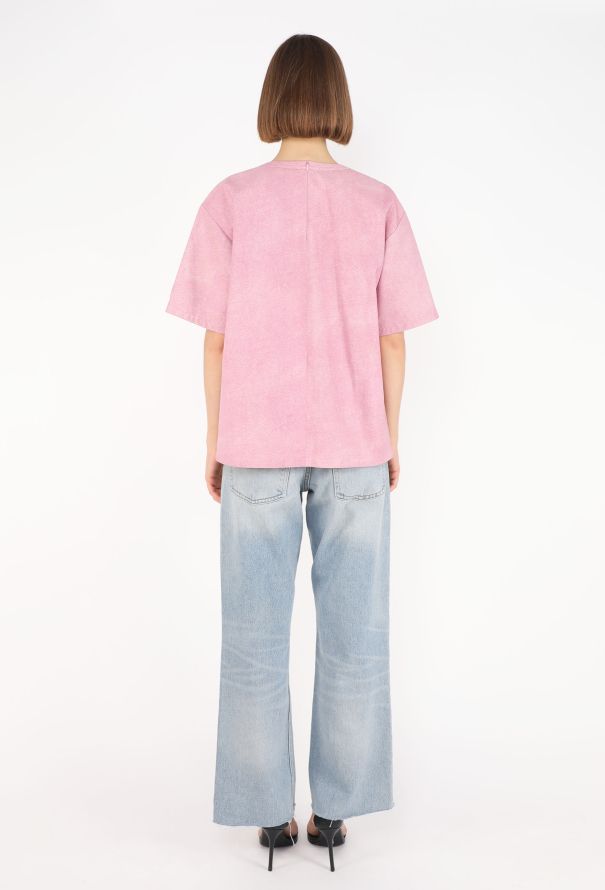 Bottega Veneta Printed Leather T-Shirt, Pre-Fall 2023 - 4