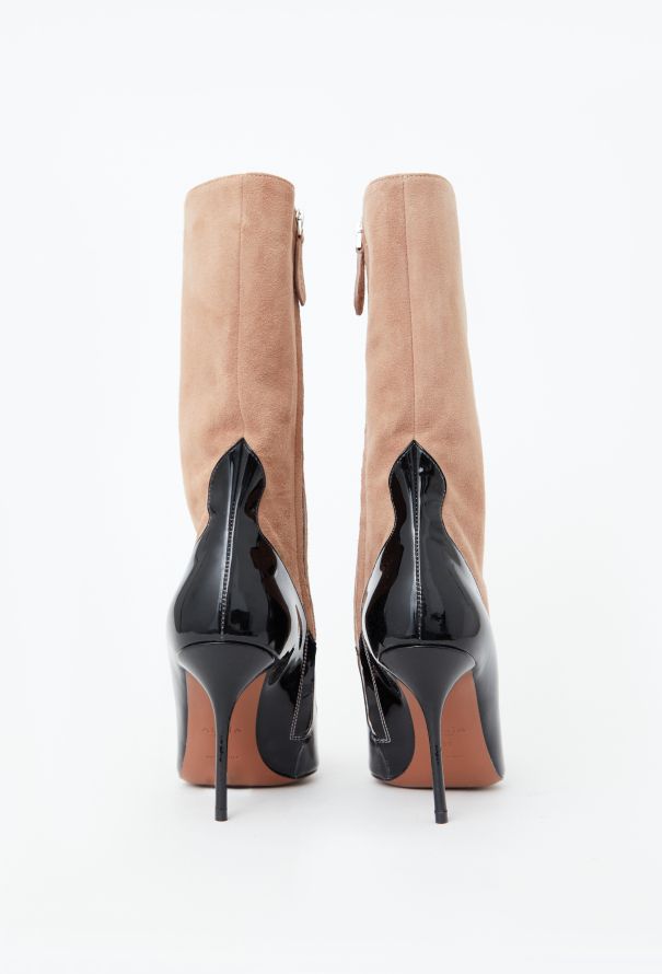 Alaïa F/W 2022 Suede Stiletto Boots - 6