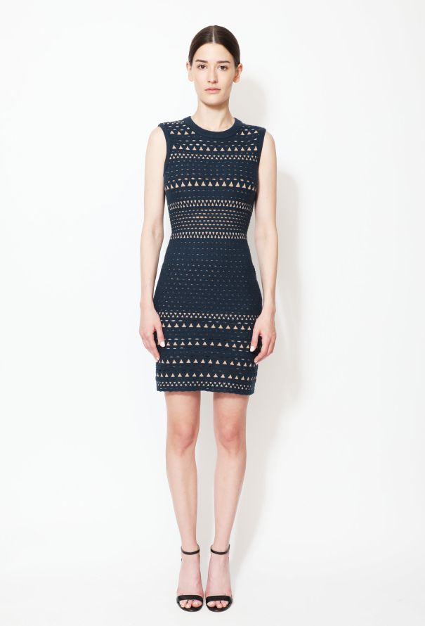 Alaïa F/W 2010 Fitted Geometric Cut-Out Dress - 1