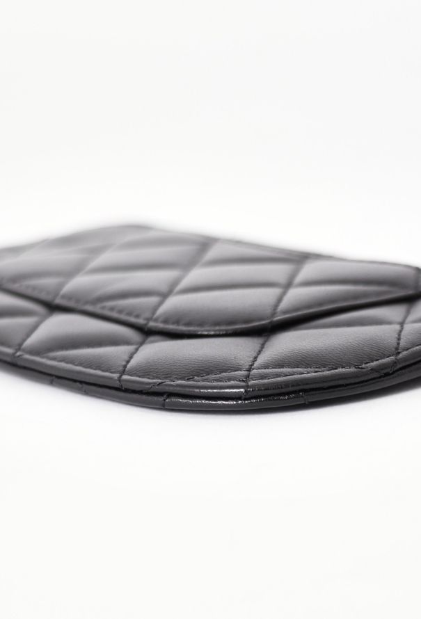 Chanel Black Classic Quilted Cardholder - 8