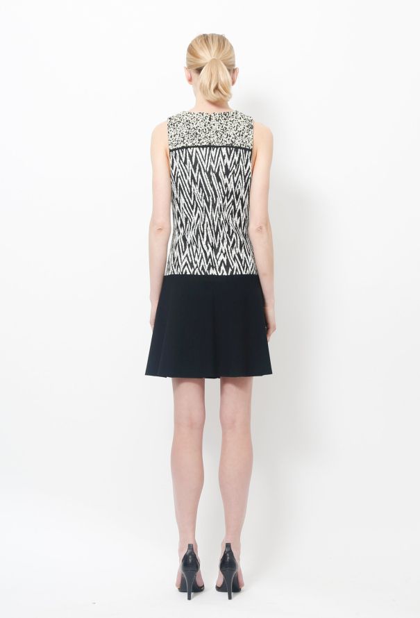 Proenza Schouler Black Textured A-Line Dress - 2