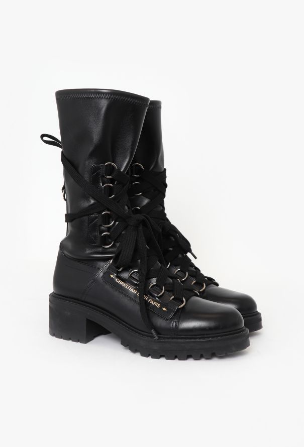 Dior F/W 2021 D-Fight Biker Boots - 3