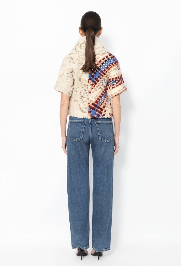 Rodarte F/W 2010 Rabbit Fur Wrap Jacket - 6