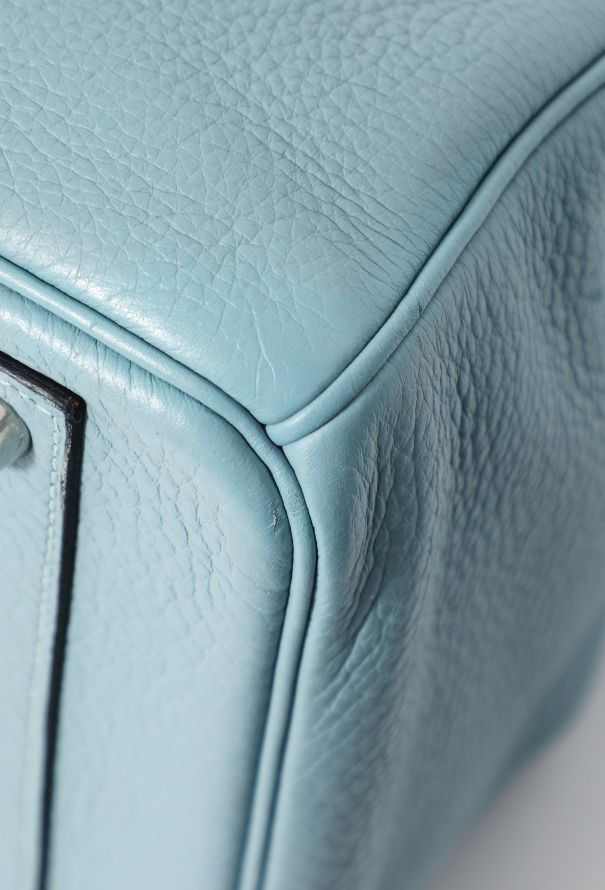 Hermès Bleu Ciel Clemence Birkin 40 - 7
