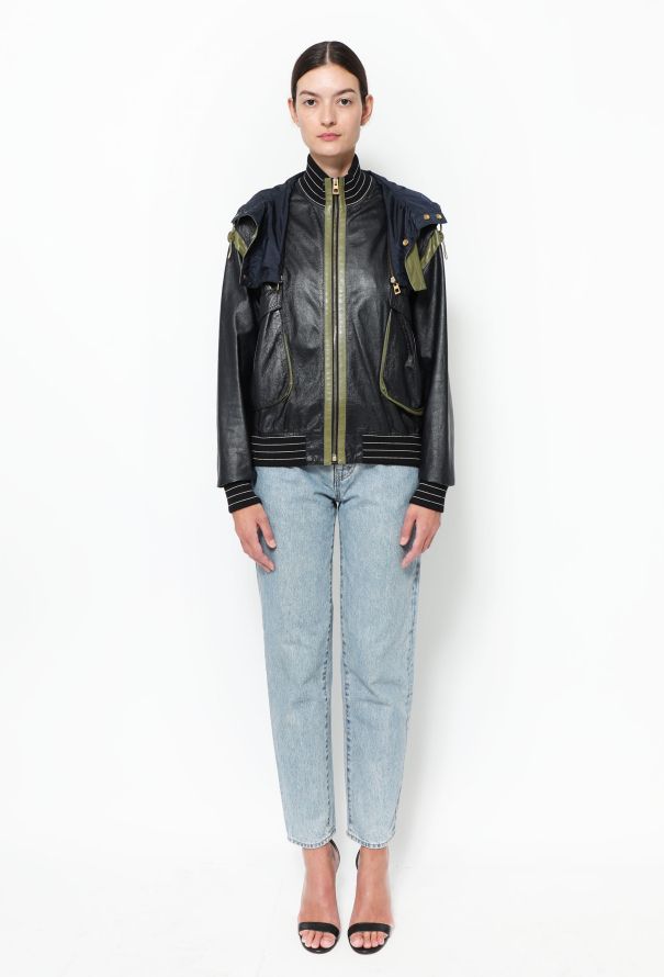 Loewe F/W 2015 Zip Hood Bomber Jacket - 5