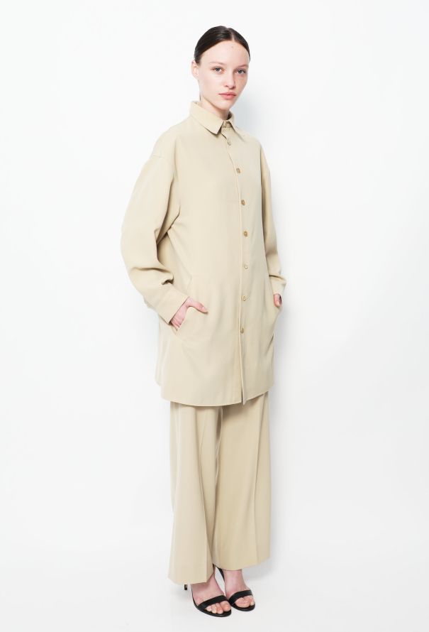 Balenciaga S/S 2019 Beige Ensemble - 5
