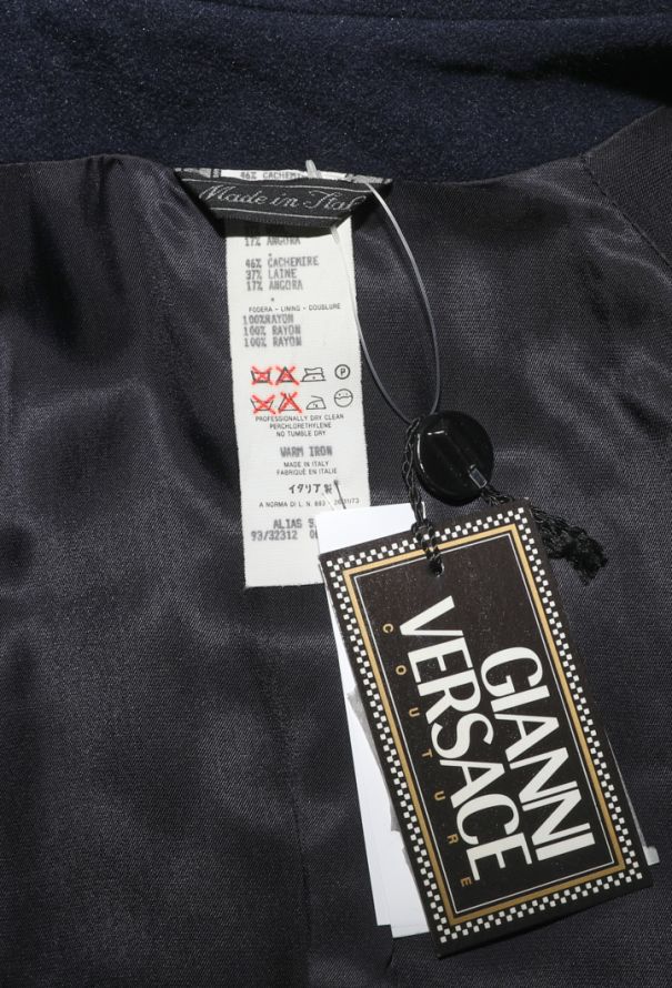 Gianni Versace Cashmere Sailor Peacoat, Fall 1993 - 9