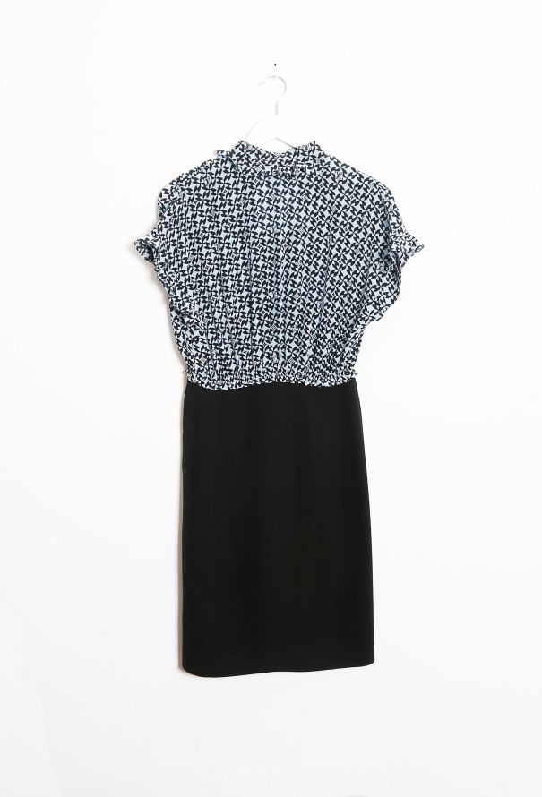 Louis Vuitton Monogram Graphic Bicolor Dress - 6