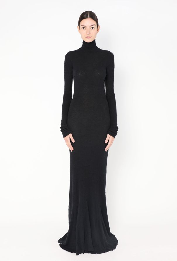 Balenciaga F/W 2022 Turtleneck Bodycon Gown - 3