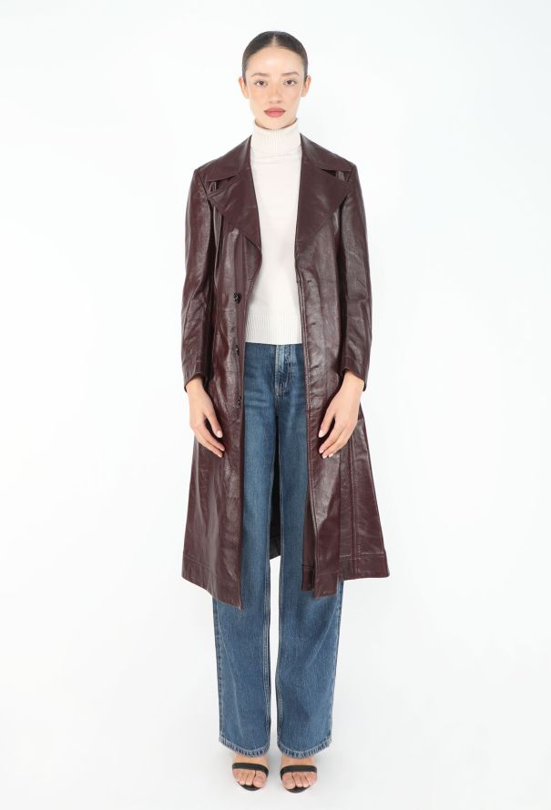 Bottega Veneta Lambskin Belted Trench, F/W 2022 - 3