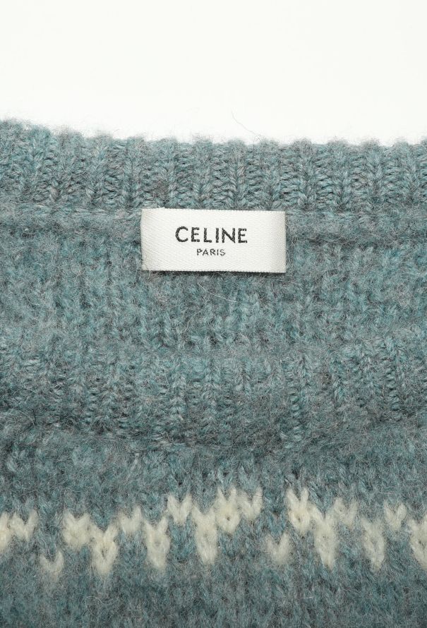 Céline 2022 Fair Isle Knit Sweater - 4