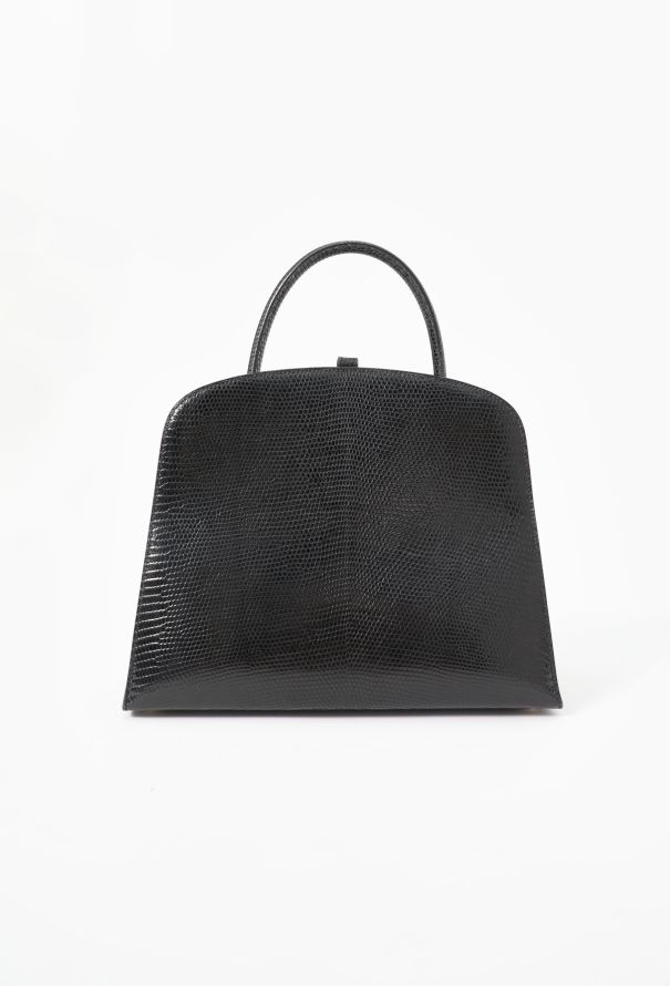 Hermès Black Varanus Niloticus Lizard Dalvi 30 - 3