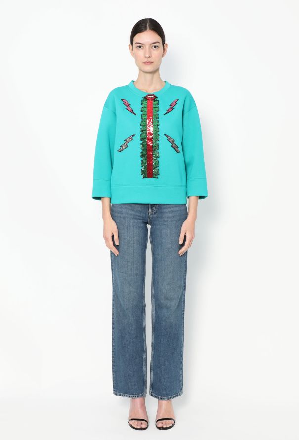 Gucci 2016 Sequin Embellished Pullover - 2