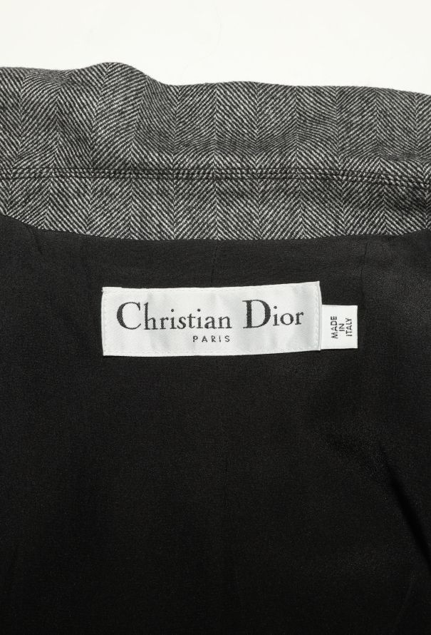 Dior 2024 Cropped Herringbone Ensemble - 8