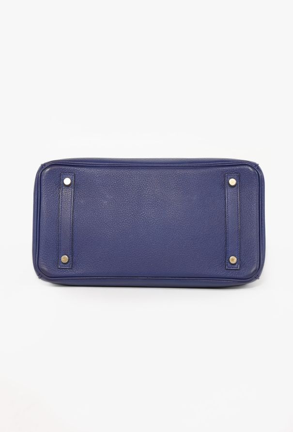 Hermès Bleu Sapphire Togo Birkin 30 - 9