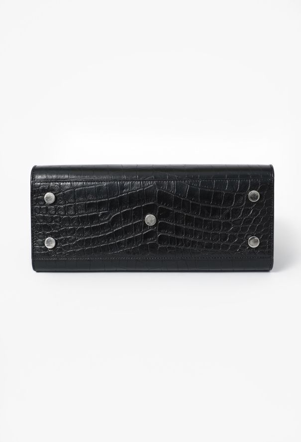 Saint Laurent Embossed Small Sac de Jour - 6