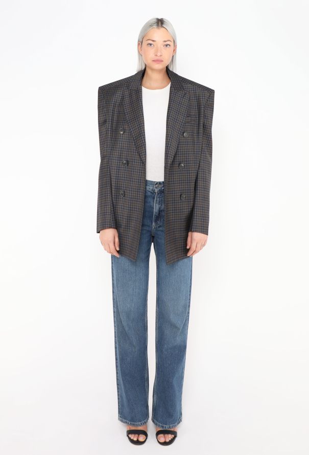 Balenciaga S/S 2017 Padded-Shoulder Blazer - 3