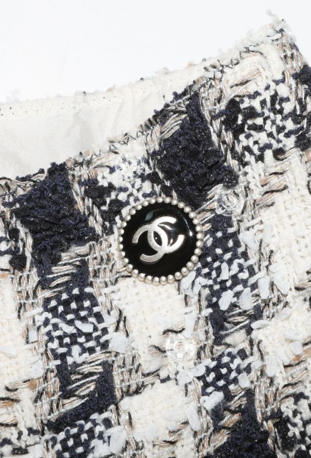 Chanel S/S 2007 Tweed 'CC' Wrap Skirt - 7